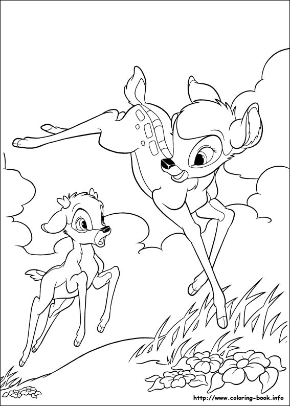 Bambi 2 coloring picture